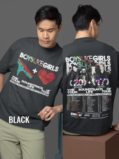 Discover unisex shirt Boys Like Girls, Pop Punk Shirt , Pop Pung Merch Tour 2026