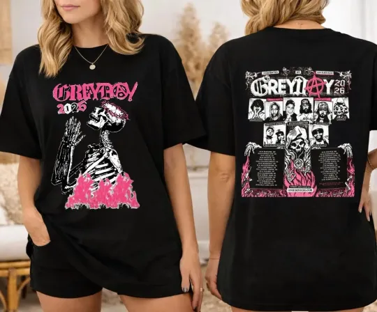 Discover Grey Day 2026 Tour T-shirt, Suicideboys Concert Merch, Vintage Graphic Tee