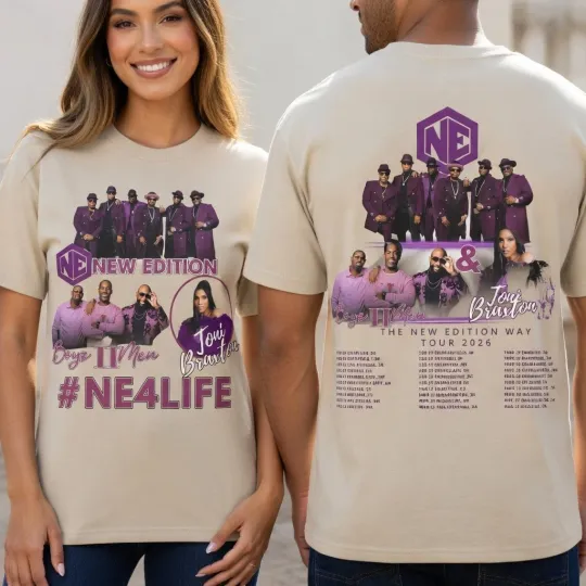 Discover Retro RnB Boy Band Concert Tour Style 2026 T Shirt Vintage Music Fan Gift Tee