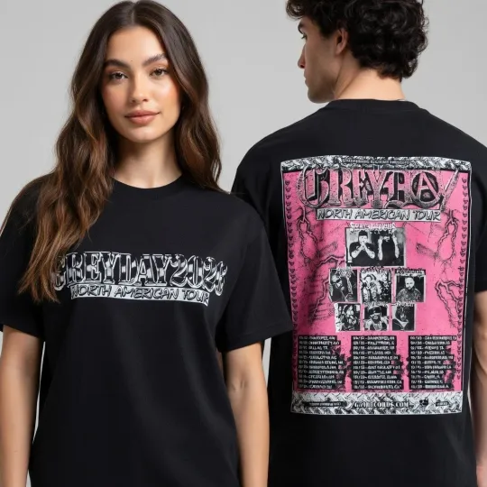 Discover Gritty Rap Festival 2026 Tour Style T Shirt Underground Hip Hop Fan Gift Tee