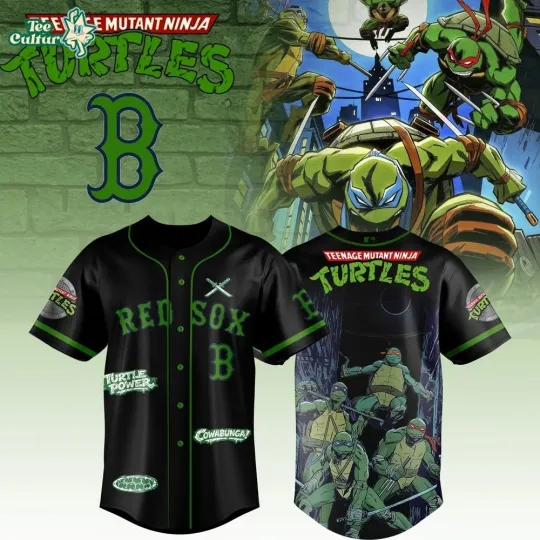 Boston Teenage Mutant Ninja Turtles Collaboration 2026 Jersey