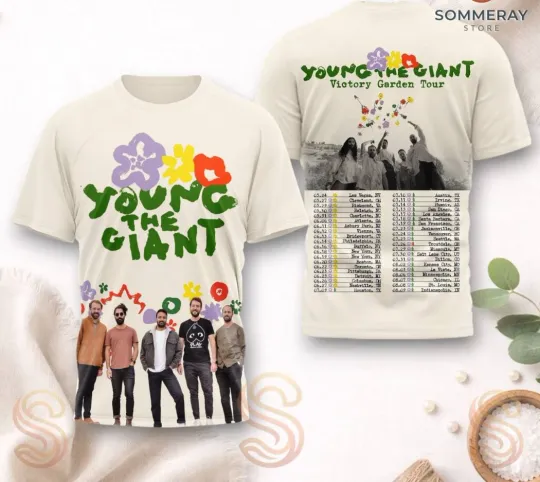 Young The Giant Victory Garden Tour 2026 AOP T-Shirt