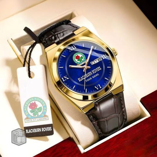 Blackburn Rovers FC Custom Name New Version Signature Watch