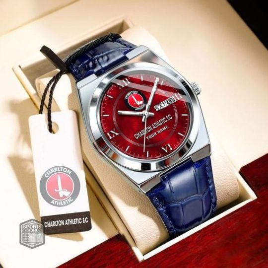 Charlton Athletic FC Custom Name New Version Signature Watch