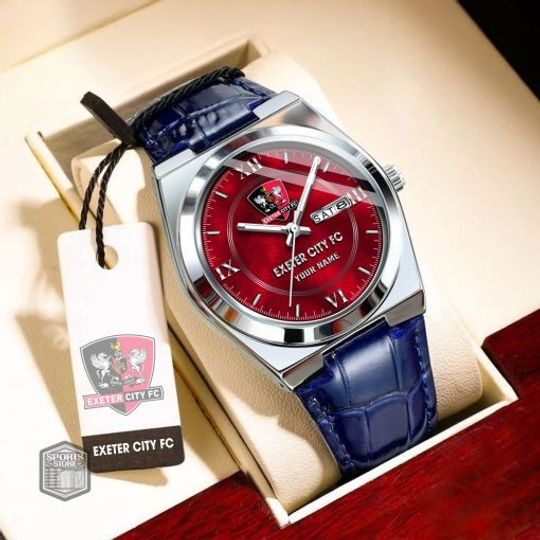 Exeter City FC Custom Name New Version Signature Watch