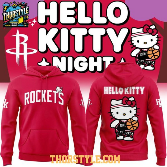 Houston Rockets x Hello Kitty Night 2026 Hoodie