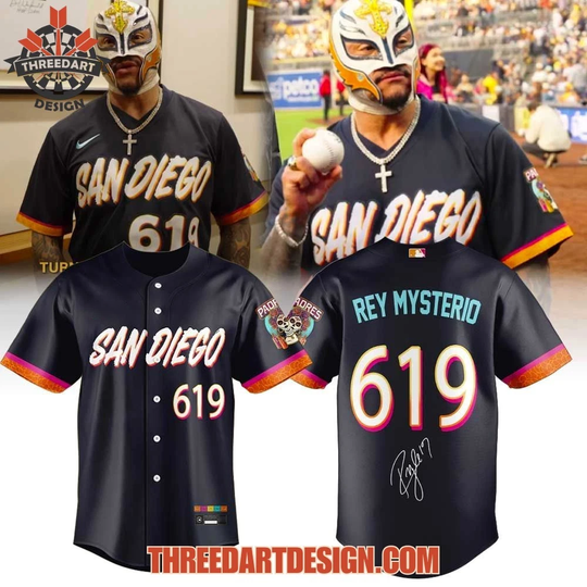 Discover Rey Mysterio 619 City Connect Uniform Padres Jersey