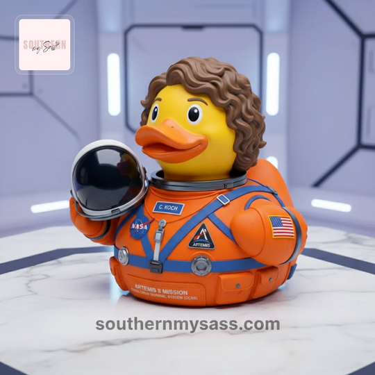 NASA Artemis II Mission C. Koch Astronaut Rubber Duck