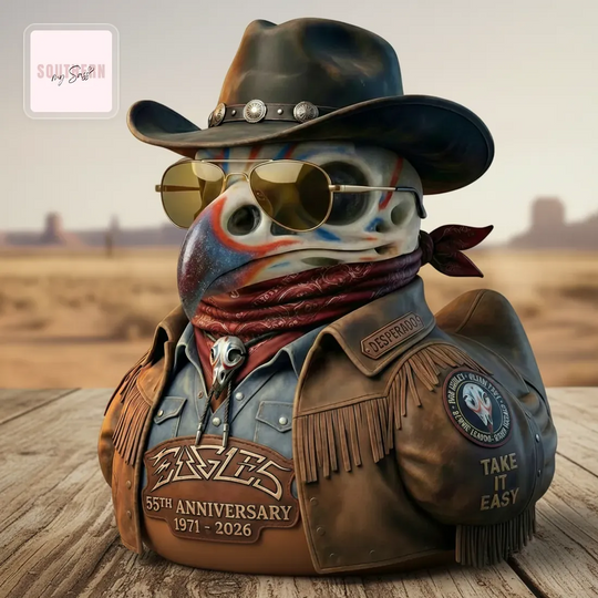 Eagles 55th Anniversary Desperado Cowboy Rubber Duck