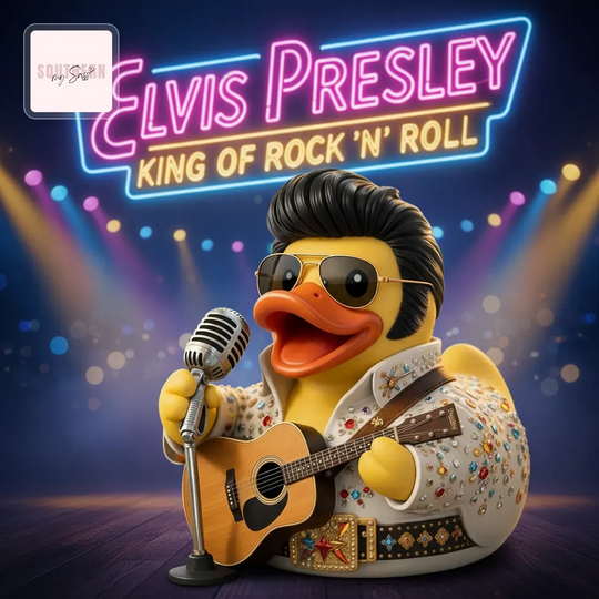 Elvis Presley King of Rock Collectible Rubber Duck