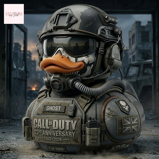 Call of Duty Ghost 23rd Anniversary Rubber Duck
