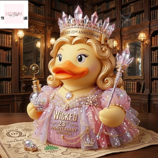 Wicked Glinda 23Rd Anniversary Commemorative Rubber Duck