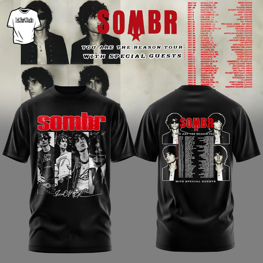 Discover SOMBR You Are The Reason Tour Limited Edition T-Shirt