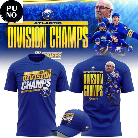 Buffalo Sabres Atlantic Division Champions 2026 Playoff T-Shirt