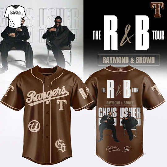Texas Rangers x Raymond & Brown the R&B Tour 2026 Edition Jersey
