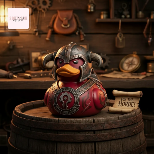World of Warcraft 20th Anniversary Horde Battle Edition Rubber Duck