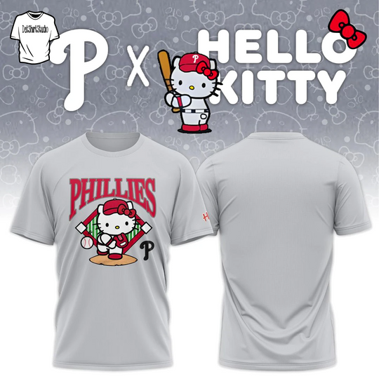 Philadelphia Phillies x Hello Kitty First Pitch Limited Edition T-Shirt