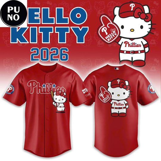 Philadelphia Phillies Hello Kitty Night 2026 Baseball Jersey