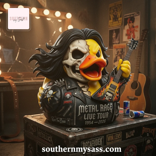 Ross The Boss Metal Rage Live Tour 1954-2026 Skull Rubber Duck