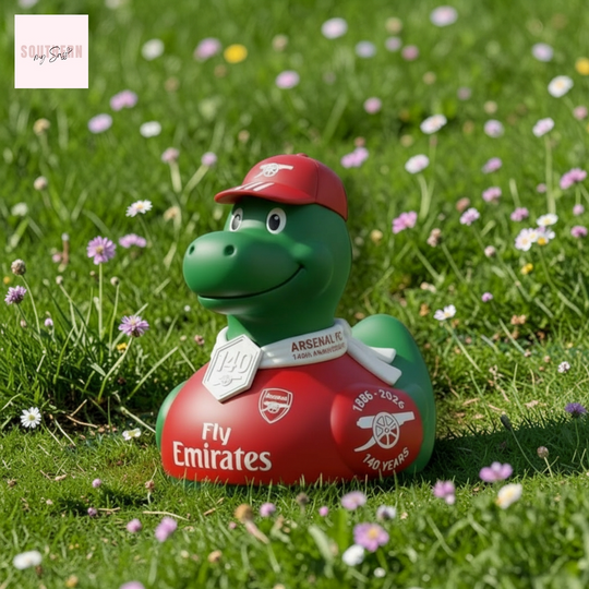 Arsenal FC 140th Anniversary Commemorative Mascot Rubber Duck