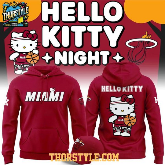 Miami Heat x Hello Kitty 2026 Amazing Night Hoodie