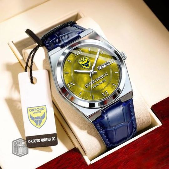 Oxford United FC Custom Name New Version Signature Watch