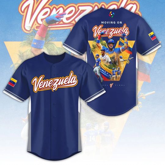 Discover Venezuela World Baseball Classic 2026 Baseball Jersey