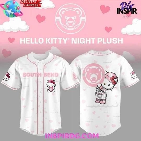 Bend Cubs Hello Kitty Night Baseball Jersey