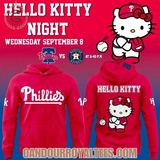 Phillies x Hello Kitty Night Hoodie 2026