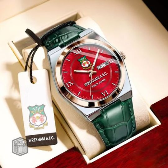 Wrexham AFC Custom Name New Version Signature Watch