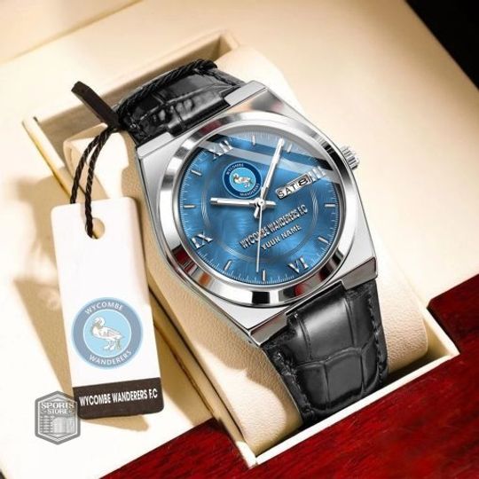Wycombe Wanderers Custom Name New Version Signature Watch