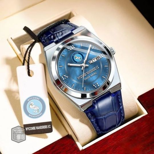 Wycombe Wanderers Custom Name New Version Signature Watch