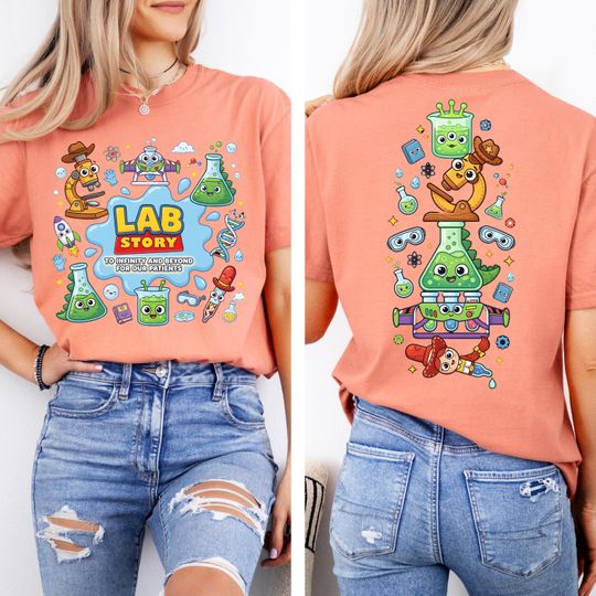 Discover Bulk Discount Lab Week 2026 Shirt, Lab Story T-shirt, Fun Lab Week Tee, Lab Team Apparel, Phlebotomist Outfit, Disney Med Lab Technician Tee