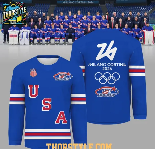 Team USA hockey jersey for Milano Cortina 2026 All sizes JJ6388
