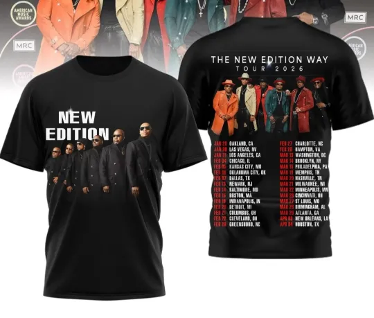 Discover New Edition Tour 2026 3D AOP T-Shirt