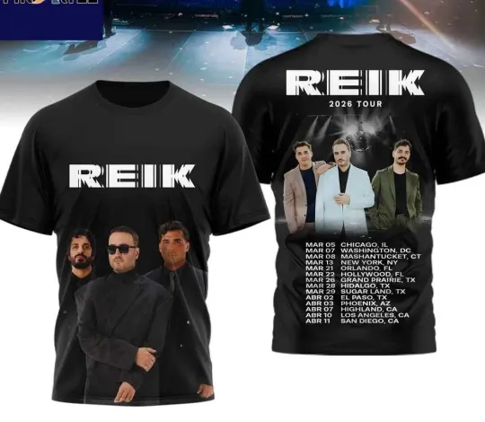 Discover Reik 2026 Panorama Tour AOP T-Shirt