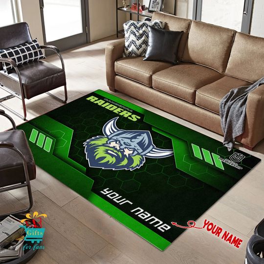 Discover Canberra Raiders Custom Name New Edition Floor Rug