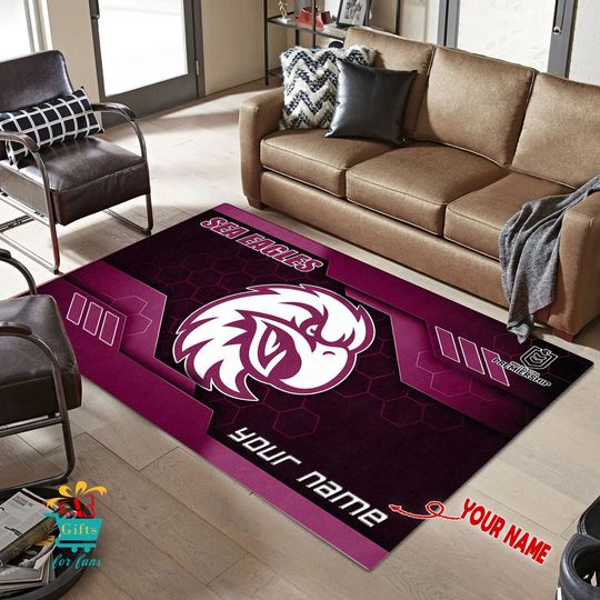 Discover Manly Warringah Sea Eagles Custom Name New Edition Floor Rug