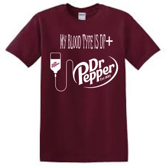 Discover Soda Pop Dr. Pepper T-Shirt Graphic Tee