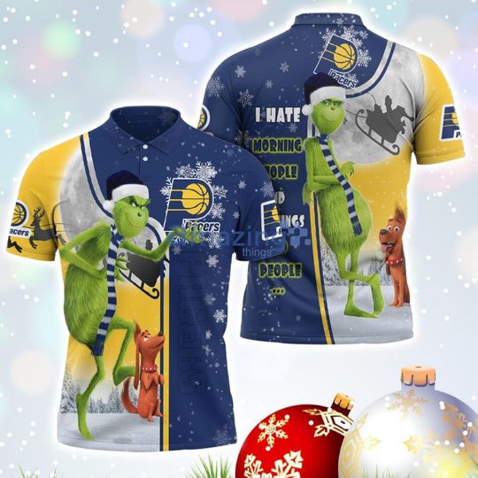 Discover Indiana Pacerss The funny character Ugly Chrismas Polo Shirt