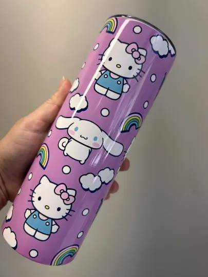 Discover Sanrio Tumbler 20 oz  Cup Mug Stainless Travel Straw Lid