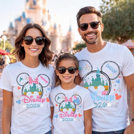 Discover Disney Vacation 2026, Family Vacation 2026 Shirts, Custom Disney Trip 2026 Shirt, Disneyland Shirts, Disney Couple Shirts, Disneyworld