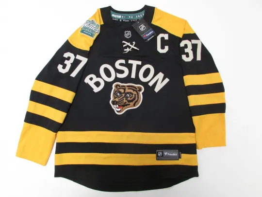 Bergeron Boston Bruins 2023 Winter Classic Fanatics Breakaway Jersey Medium