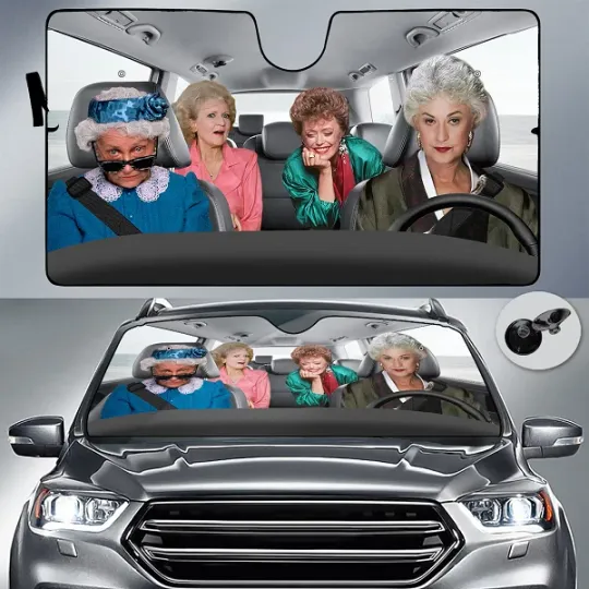 Discover Stay Golden Sunshade, Perfect Stay Golden Gift Print Auto Sun Shade