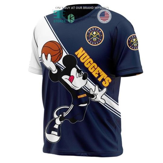 Discover NBA Denver Nuggets Mickey Slam Dunk T-Shirt