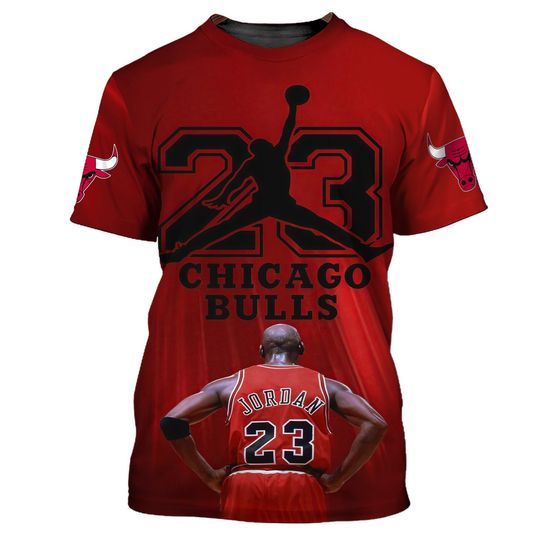 Chicago Bullss Michael Jordan Red T-Shirt