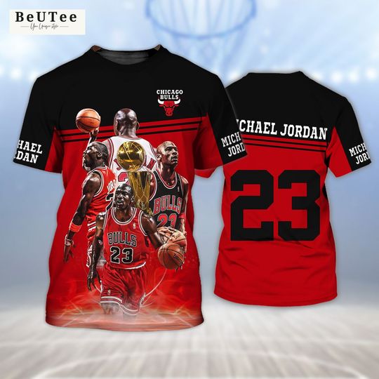 Discover NBA Chicago Bulls Michael Jordan #23 T-Shirt V16