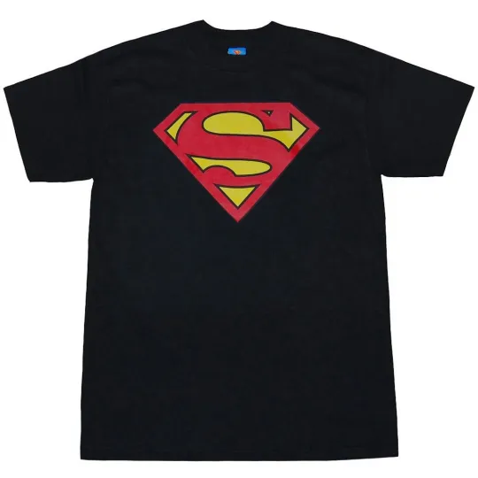 Discover Superman Symbol Black T-Shirt