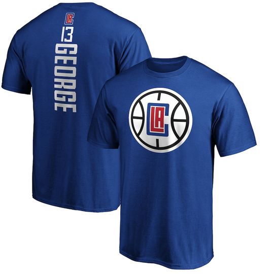 Discover NBA Los Angeles Clippers Custom Name Number Blue T-Shirt