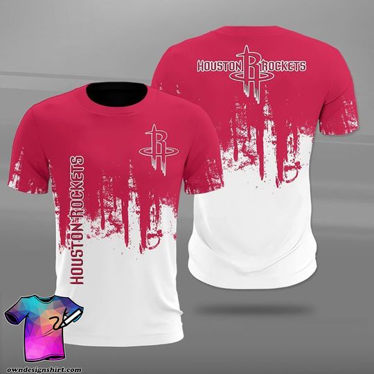 Discover NBA Houston Rockets Red White T-Shirt